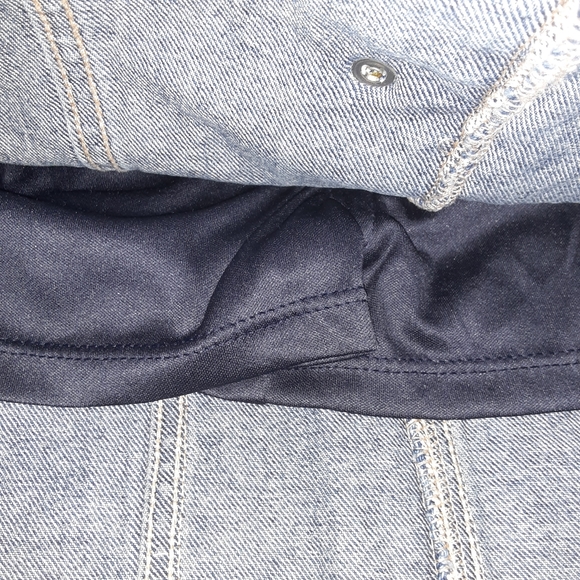 Justice denim snap button skort size 14 - Picture 4 of 4